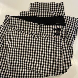 Lane Bryant Black and White Checkered Pants